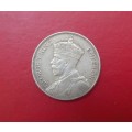 SCARCE 1936 SOUTHERN RHODESIA STERLING SILVER 2 SHILLINGS. BEAUTIFUL COIN.