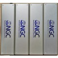 4 X NGC SLAB CONTAINERS. TAKES 20 SLABS PER CONTAINER. BID PER CONTAINER.