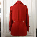 FOREVER NEW MILITARY STYLE WINTER COAT - BRICK RED