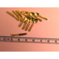 Dollhouse Miniature1:12" scale - set of gold coloured cutlery