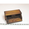 Miniature Dollhouse 1/12"  scale - old desktop writing bureau