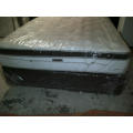 New Restonic choose between Queen/Double Size Eurotop Base and Mattress Set
