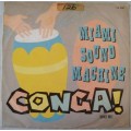 MIAMI SOUND MACHINE - CONGA - 12" MAXI - UK -  VG / VG