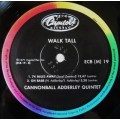 CANNONBALL ADDERLEY QUINTET - 74 MILES AWAY / WALK TALL - LP - SOUTH AFRICA - EXC / VG