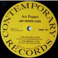 ART PEPPER - ART LIVES - LP - SOUTH AFRICA - EXC / VG+