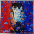 PAUL MC CARTNEY - TUG OF WAR - LP - SOUTH AFRICA - EXC / VG+  - WITH COLOUR INNER