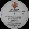 DAVID SANBORN - AS WE SPEAK - LP - USA - EXC / G