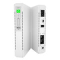 Mini DC UPS with Backup for WIFI (DC, USB + POE) (5V,9V,12V,15V,24V)(8800mAH)(White)