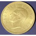 1952 Five Shilling Coin 0.500 Silver 28.28 grams