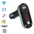 USB Car Charger and FM, Bluetooth, USB, SD Transmitter with Hands-free Calling