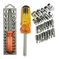 28 Piece Heavy Duty Screwdriver Set with various Bits and Sockets