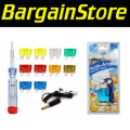 10 Piece Auto Plug In Fuse With Tester Kit and Auto-Aroma