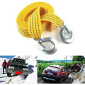 3m 3T Tow Rope with Forged Hook Safety Latches - 3 ON AUCTION