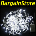10m White LED Fairy Lights with Controller