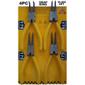 7" 180mm Snap Ring Pliers 4 Piece Set