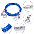 4m 5T STEEL Tow Rope with Forged Hook Safety Latches