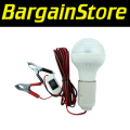 DC12V High Power LED Light Bulb with Switch and Battery Clamps- 3 ON AUCTION