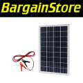 7w Solar Panel with Battery Clamps