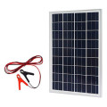 7w Solar Panel with Battery Clamps - 3 ON AUCTION