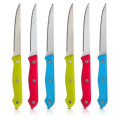 6pc Colourful Steak Knives - NEW LOW SHIPPING