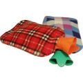 Hot Water Bottle with Fleece Cover - 3 ON AUCTION