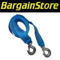 6m 3.5T Tow Rope with Forged Hook Safety Latches - 3 ON AUCTION