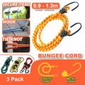 3 Pack Elastic Bungee Cord Straps
