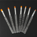 The Nail Art - 7pcs Clear Different Size Gel Brush