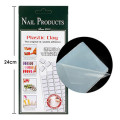 The Nail Art -  Nail tools A film mud transparent clay practice frame fixed plastic color card rubbe
