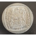 1994 Presidential Inauguration Five Rand Coin in Capsule PLUS A Madiba Legacy Series Comic as new !