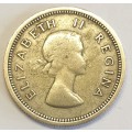 1958 Silver Shilling as per images !!!