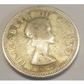 1957 Two Shillings as per images !