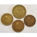 1961 S A Coins x 4 as per images !!!Bid is for the Lot !!!