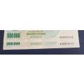 2 X Five Hundred Thousand Dollars Bearer Cheques `as new` $ `crispy` #Bid is for both !!!