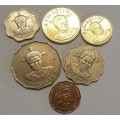 Swaziland Coins as per images !! Bid is for the 6 Coins!!!