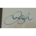 ### David Beckham autographed and framed Photo ###