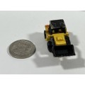 Micro yellow construction frontloader