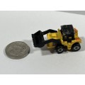 Micro yellow construction frontloader