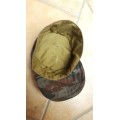 REPRODUCTION FAPLA grey lizard camo (Recce copy camo cloth) camo Cuban style soft brim cap size 59