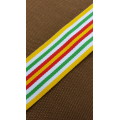 AMIB ribbon - very very scarce medal ribbon for African Union issued medal for Burundi Mission