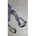 scarce patt 80 light-weight yoke (canvas red/ brown) basic suspender straps - unused and intact