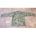 1st patt SA Hunter group (& 5 SAI Bn) camo l/s shirt in great used condition - all buttons present