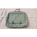 modern SANDF style issue Officer's brief-case in Pathfinder olive green nylon - lightly used intact