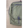 modern SANDF style issue Officer's brief-case in Pathfinder olive green nylon - lightly used intact