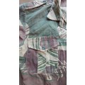 a lovely used & tailored small original Rhod camo l/s shirt no damage & 1 button (on cuff) missing