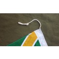 old SADF era Commando flag 90 x 60 size (storm flag) - ideal for display - cotton type good used con