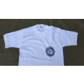 original white medium size Rhodesian Service Corps tee-shirt in very good & clean condition