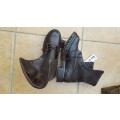 new unused SADF/ SANDF type "jumpers" boots size 11 (UK) full grain leather combat boots (full welt)