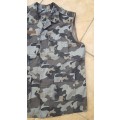modified scarce Moz FADM Navy size 8 (XXL) previously damaged jacket converted into a "gillet" vest