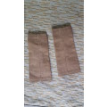 pair of unused SADF era Pvt purchase Lt officer`s rank slides in nutria for field-dress (large yello